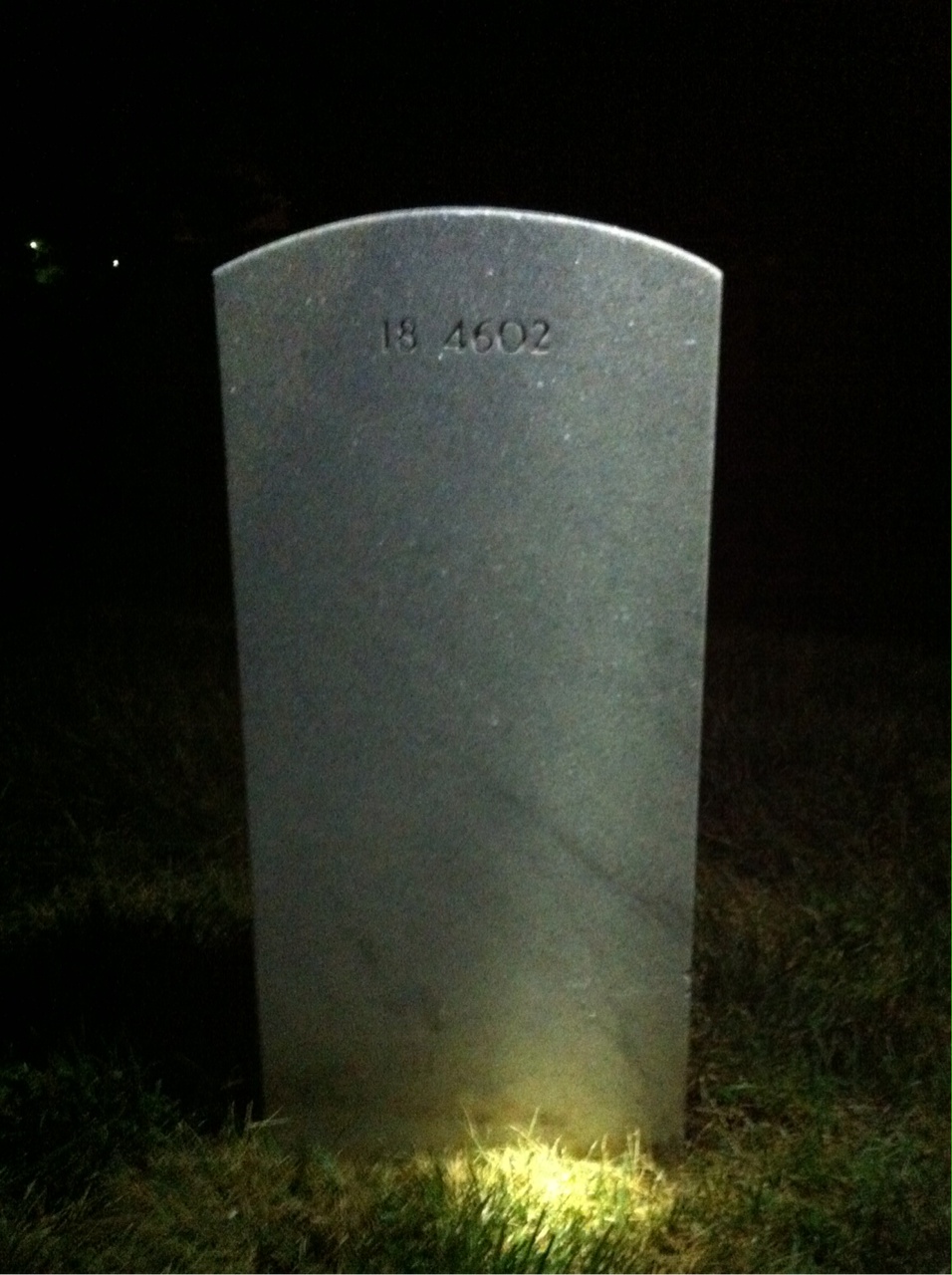 Back of headstone — Julian Ballenger