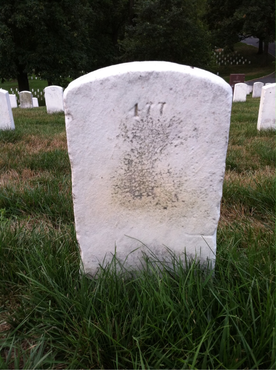 Back of headstone — Roy Middlebrooks