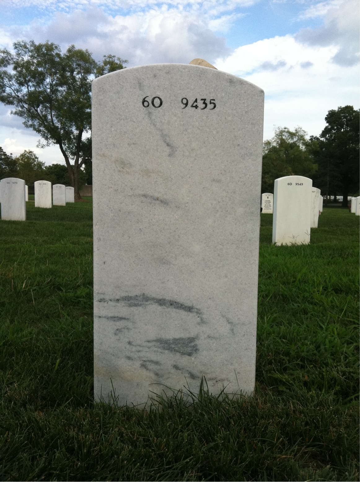 Back of headstone — Michael Jankiewicz