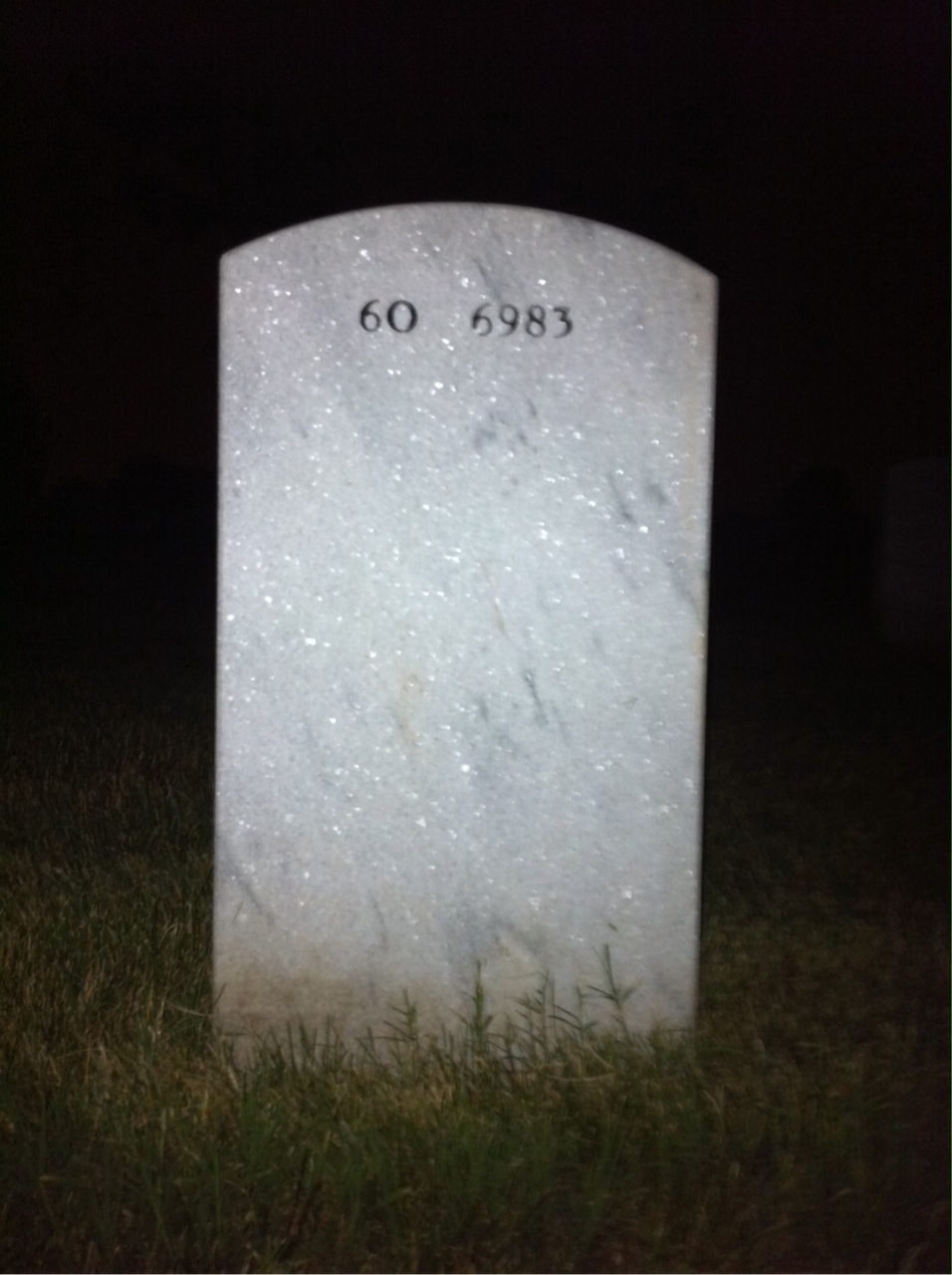 Back of headstone — George Boggs