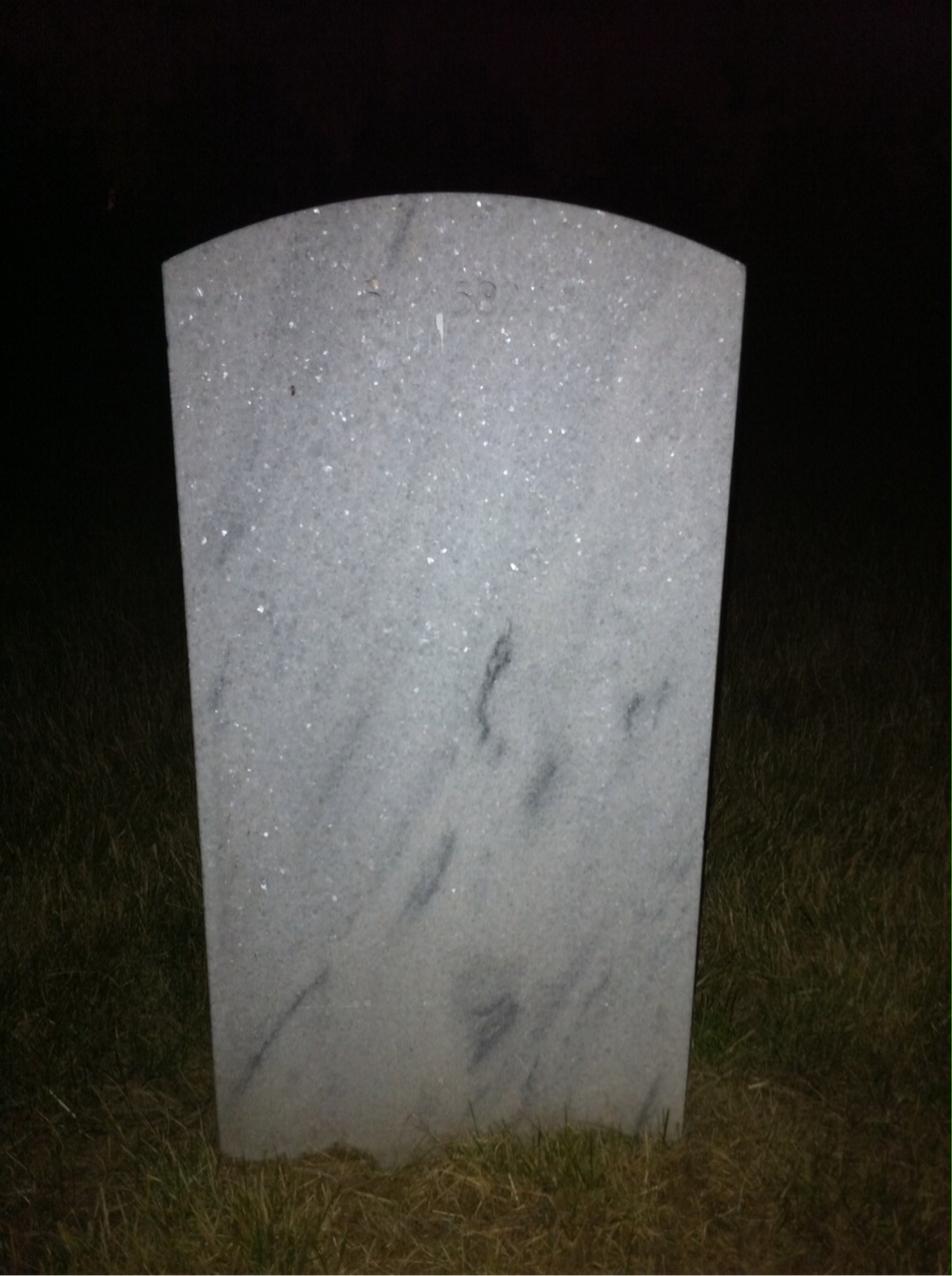 Back of headstone — William Mcnamara