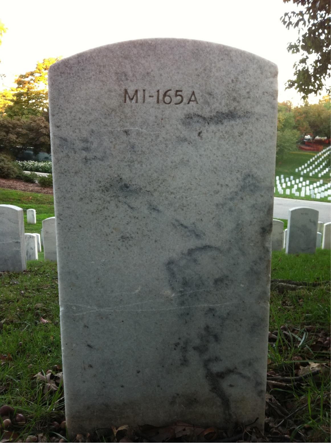 Back of headstone — Homer Mckay