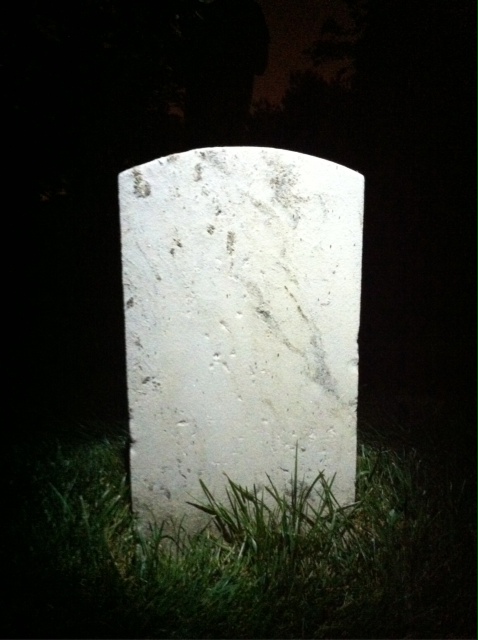 Back of headstone — Philip Bailley