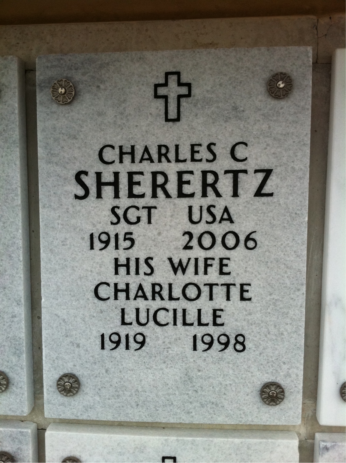 Charles C Sherertz