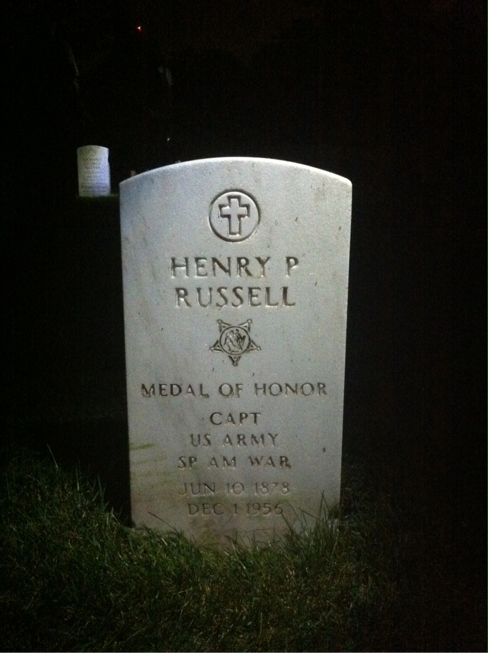 Headstone of Henry P. Russell