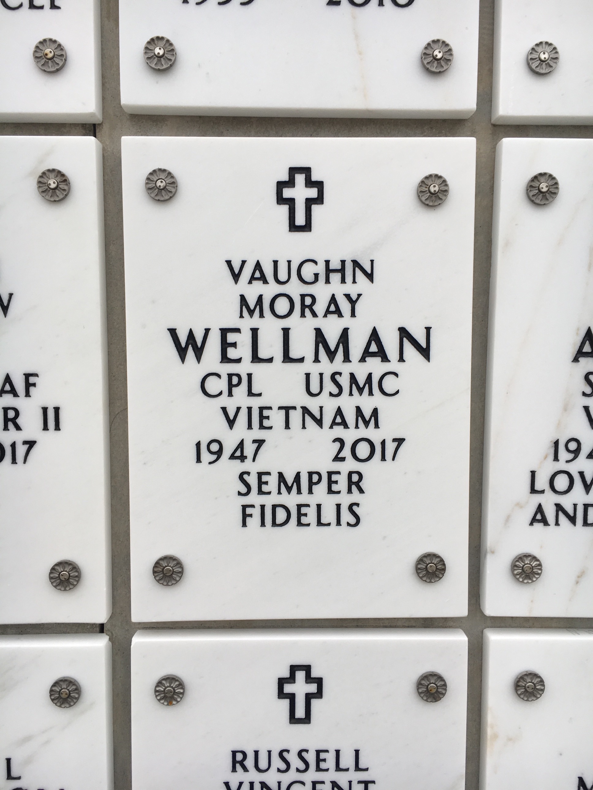 Vaughn M Wellman