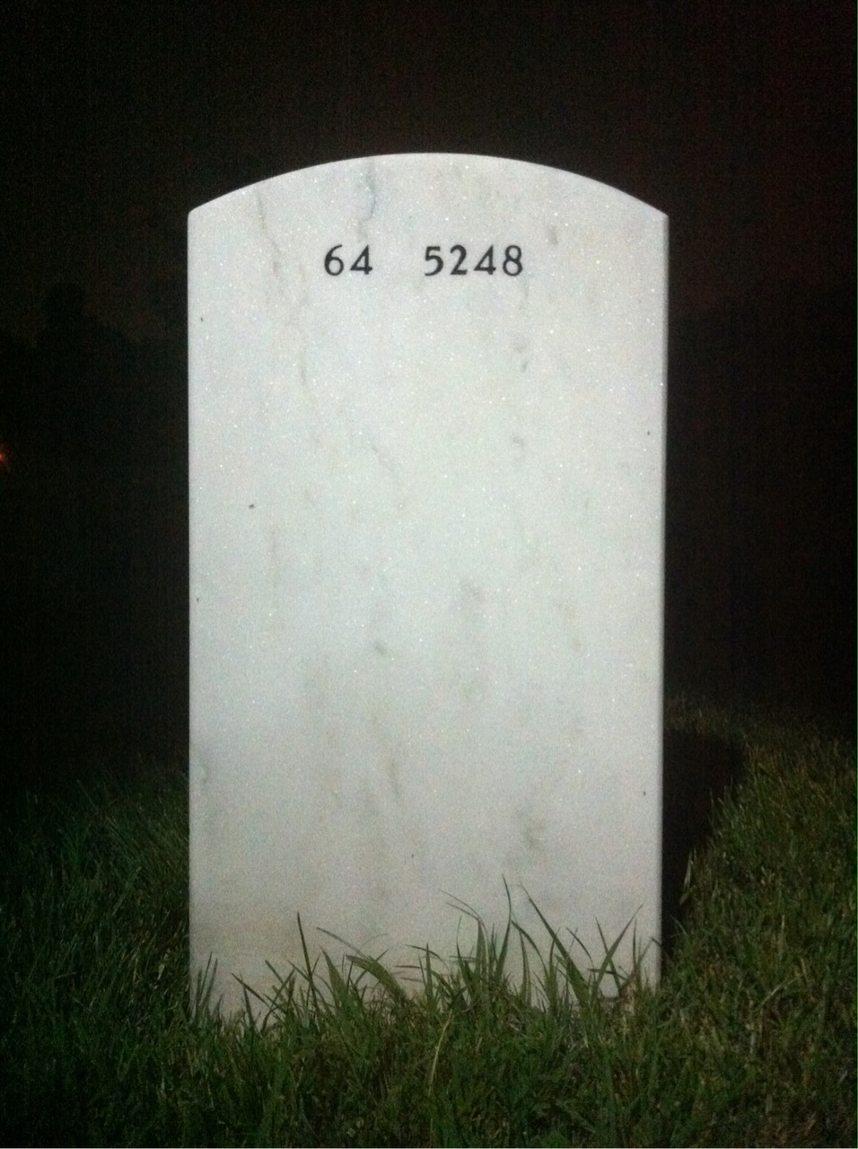 Back of headstone — Daniel Renneisen