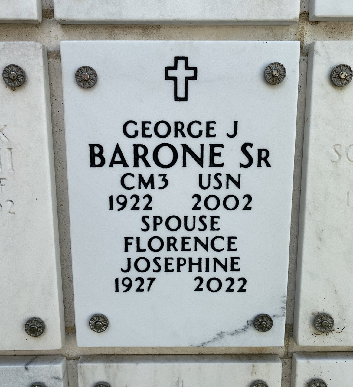 George J Barone