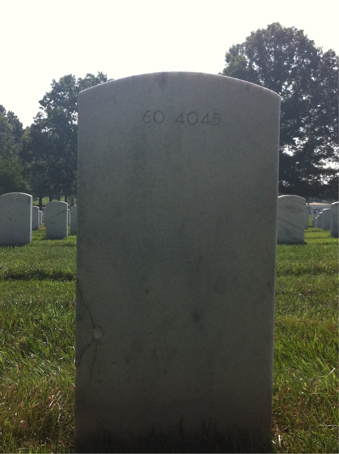 Back of headstone — Thomas John Naughton