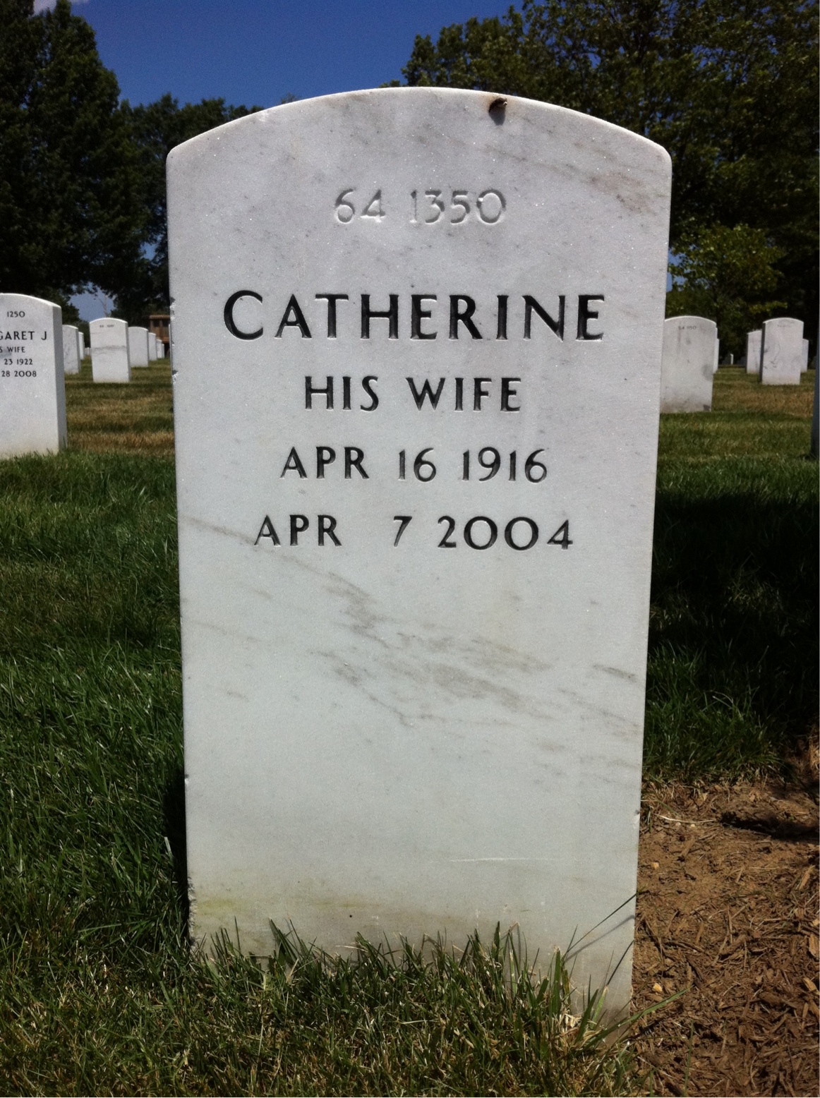 Back of headstone — Andrew Yuhas