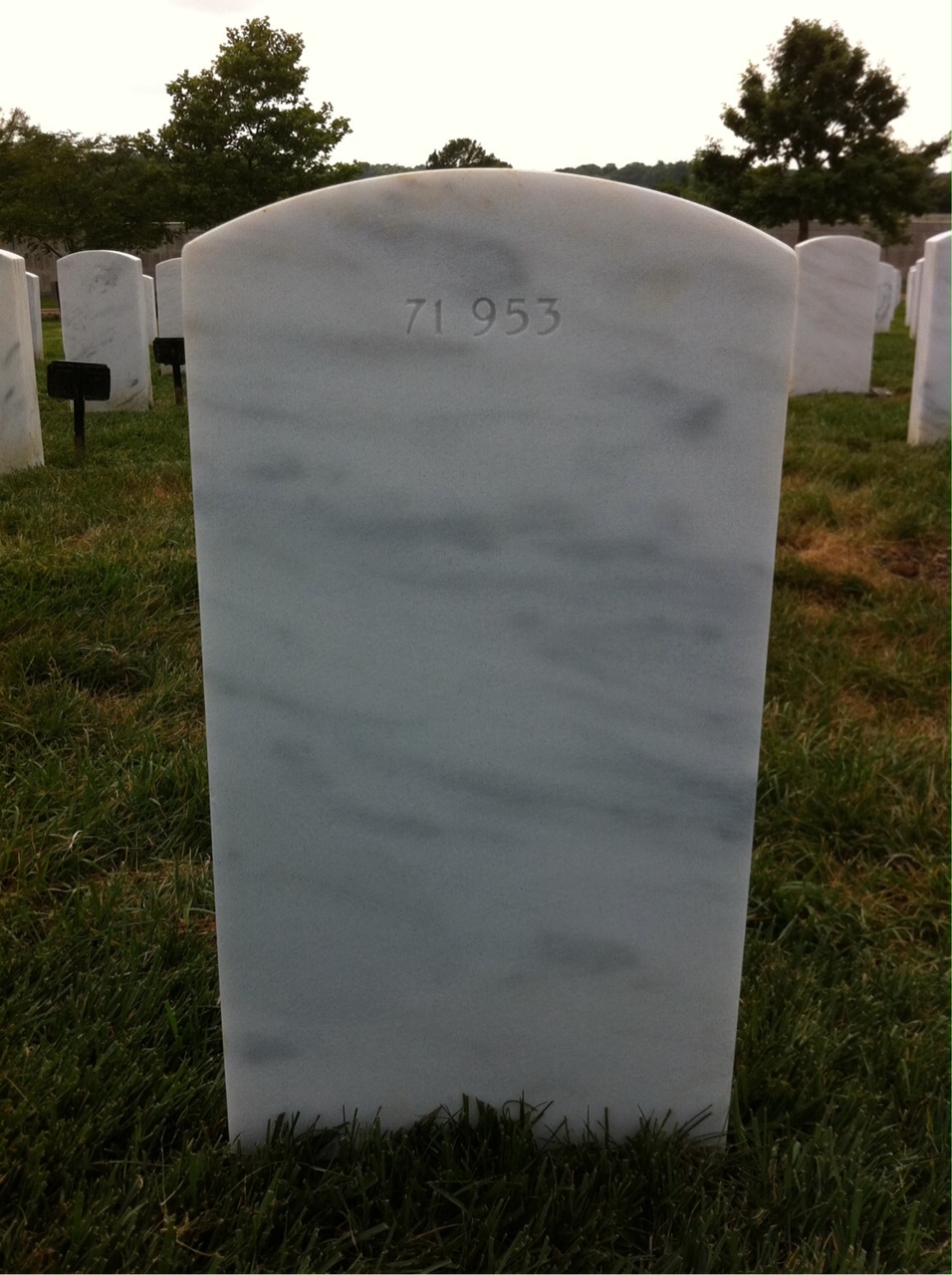 Back of headstone — William Miller Beigay