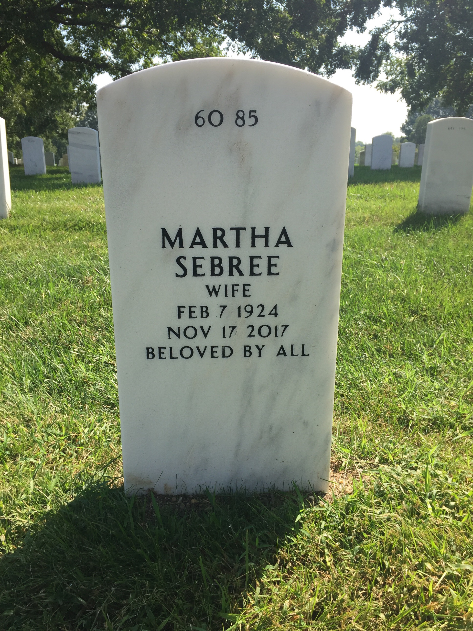 Back of headstone — Robert Mcalister