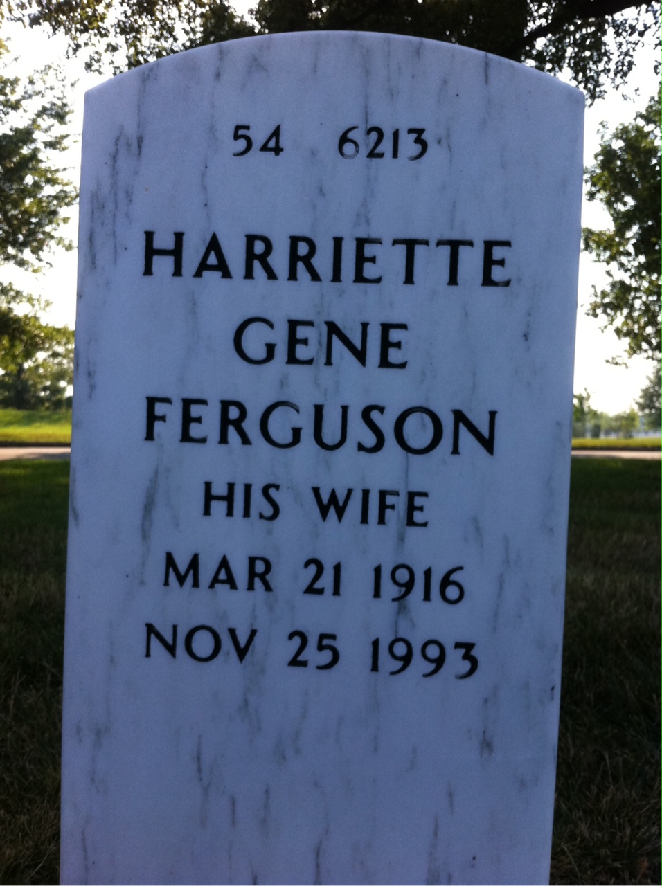 Back of headstone — Robert Davies