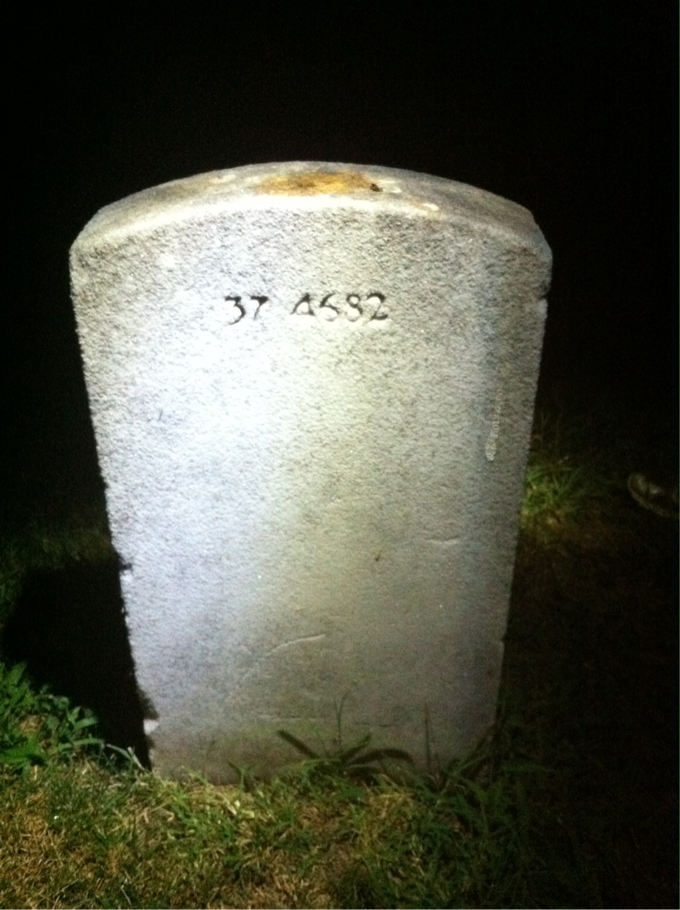 Back of headstone — Deanna Angell