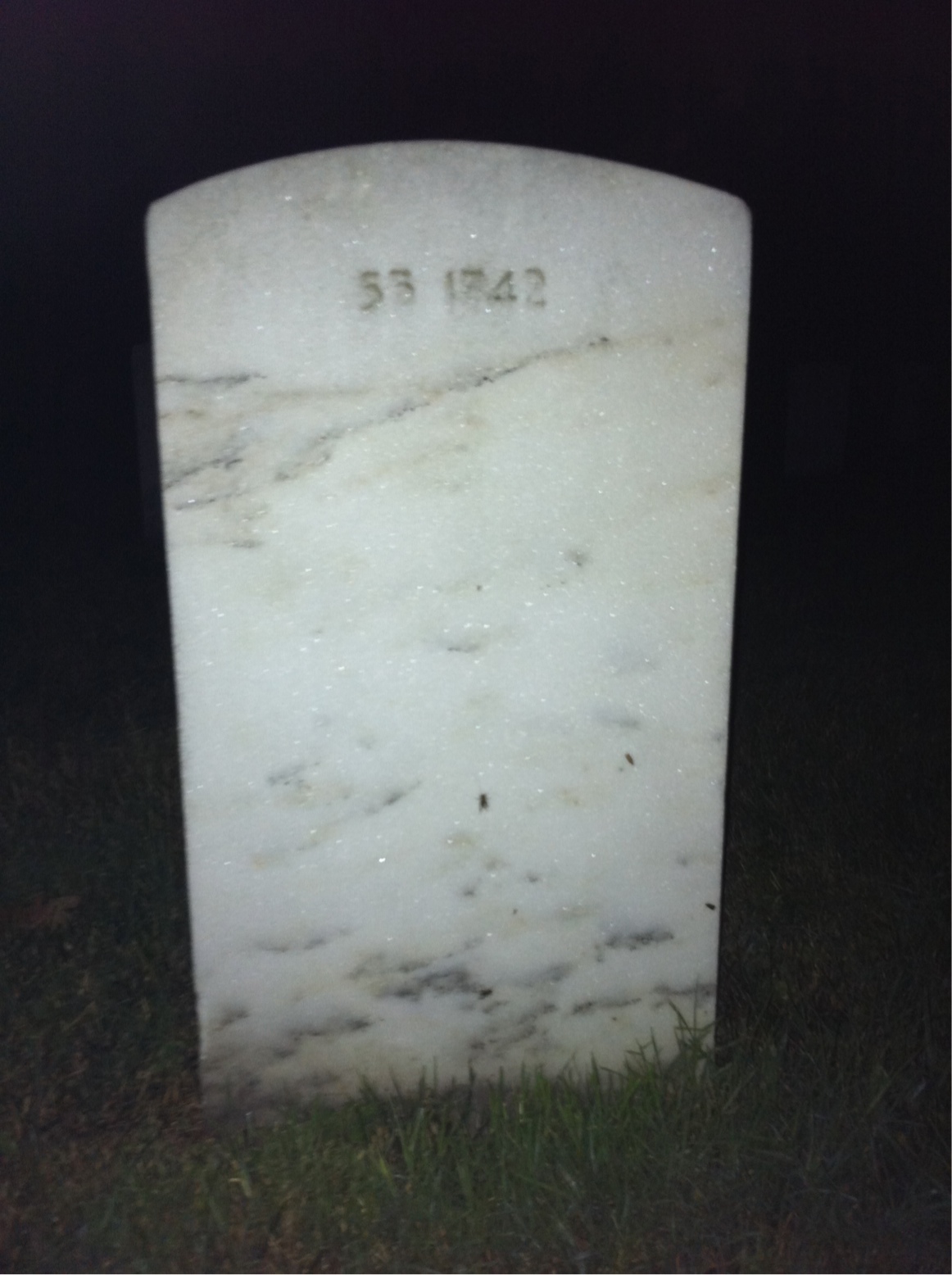 Back of headstone — Henry George Halla