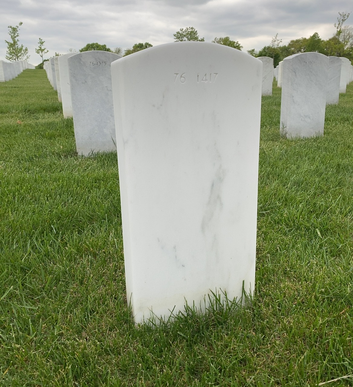 Back of headstone — Joseph John Nelk