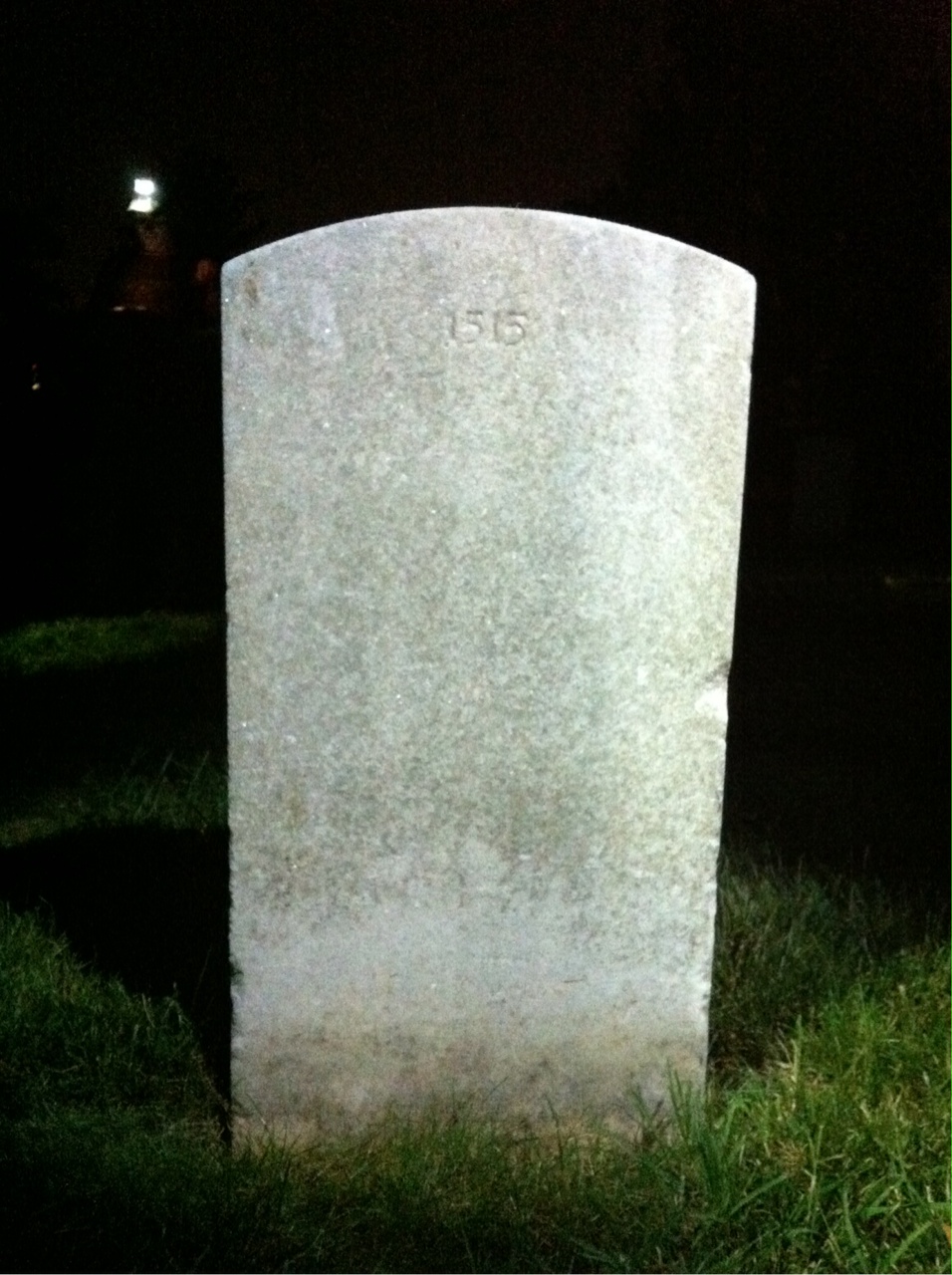 Back of headstone — William Munro
