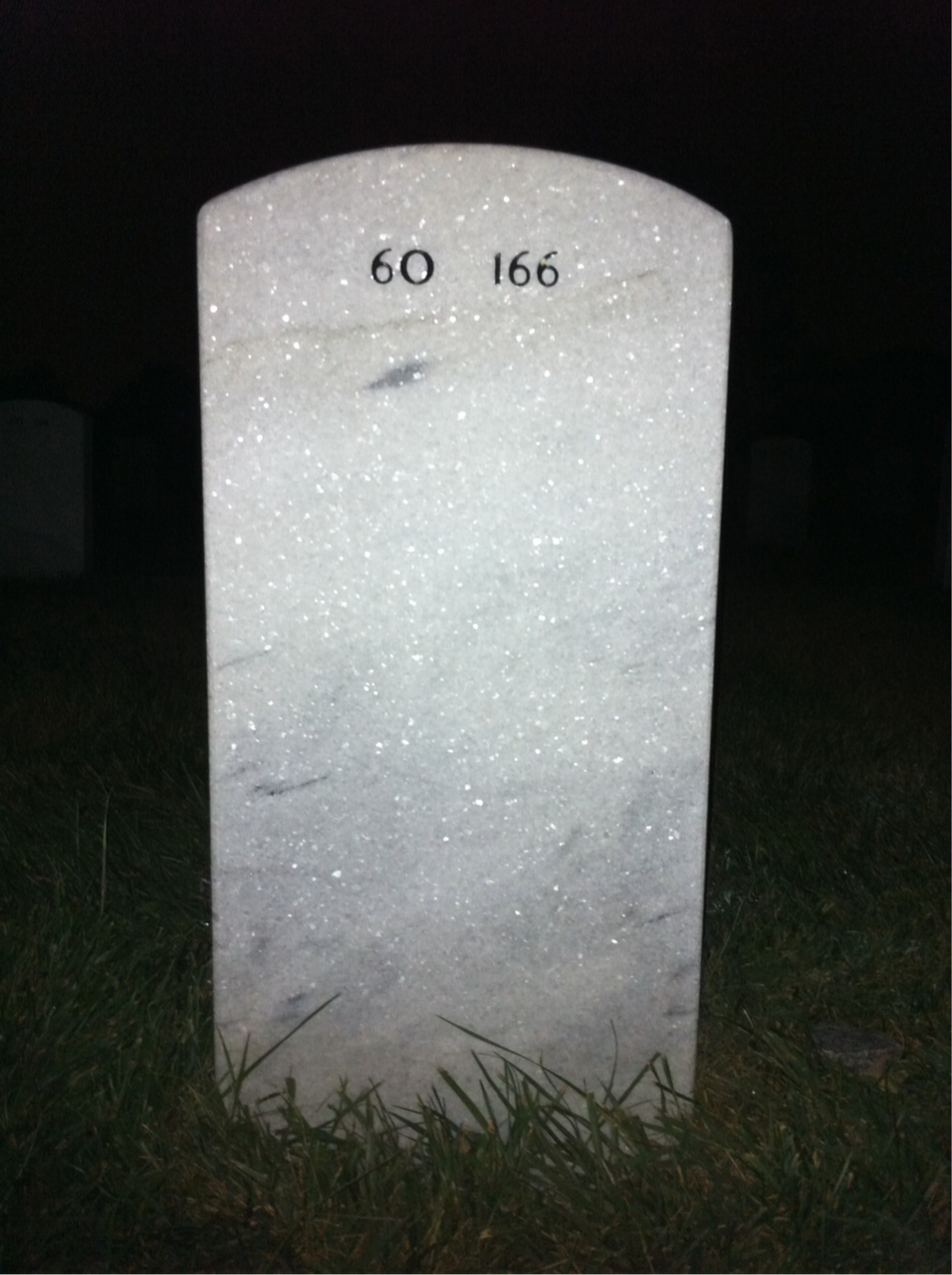 Back of headstone — James Jenkins