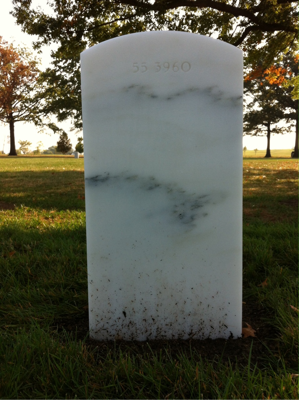 Back of headstone — William Alexander Taylor