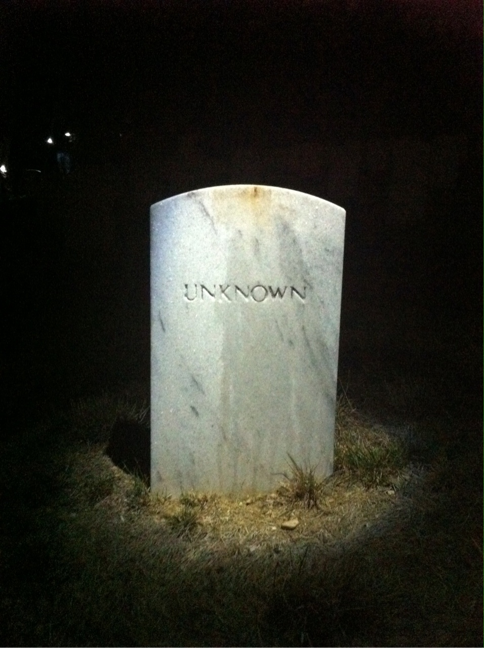 Headstone of Unknown Unknown
