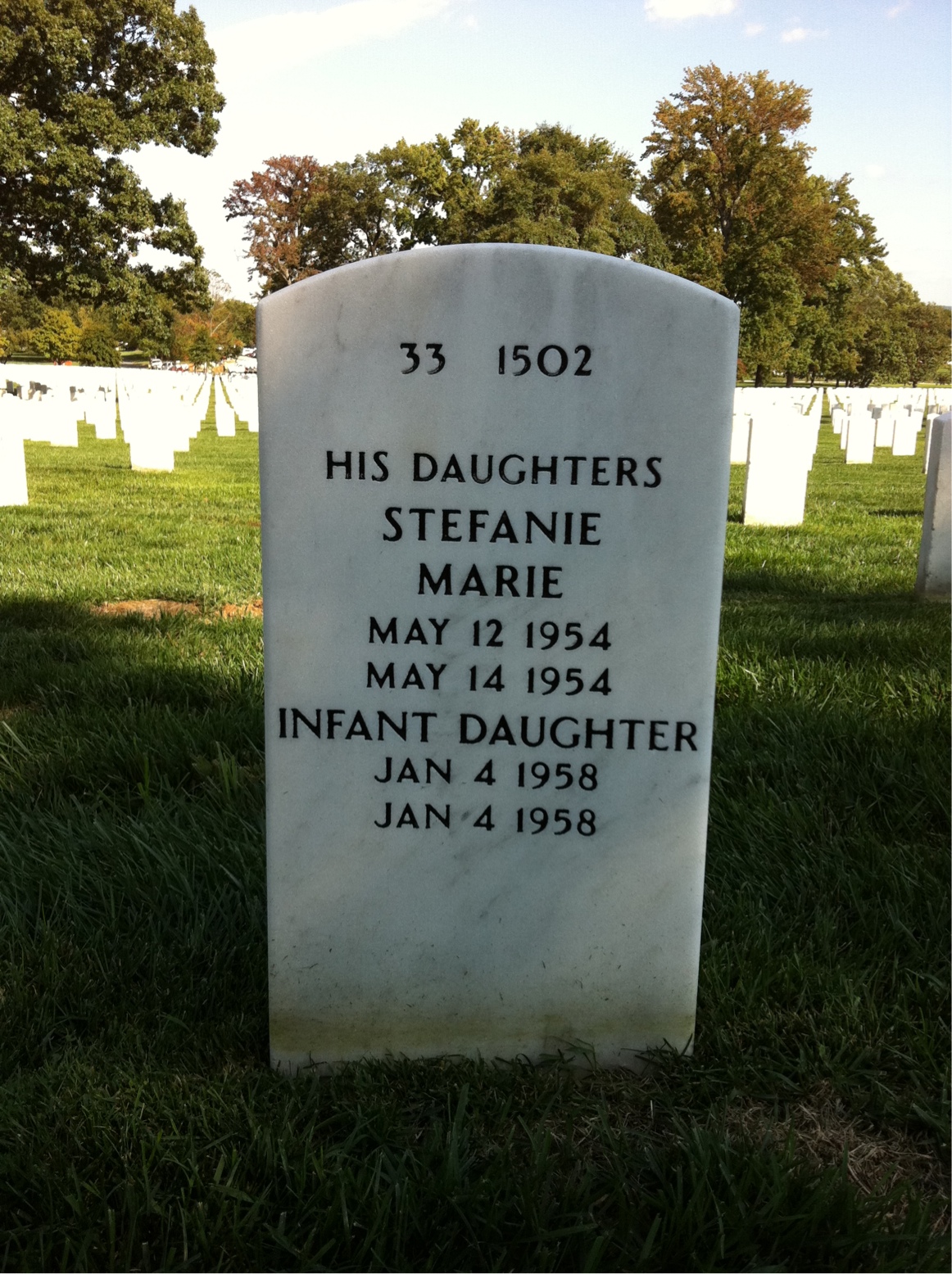 Back of headstone — Robert Hatzes