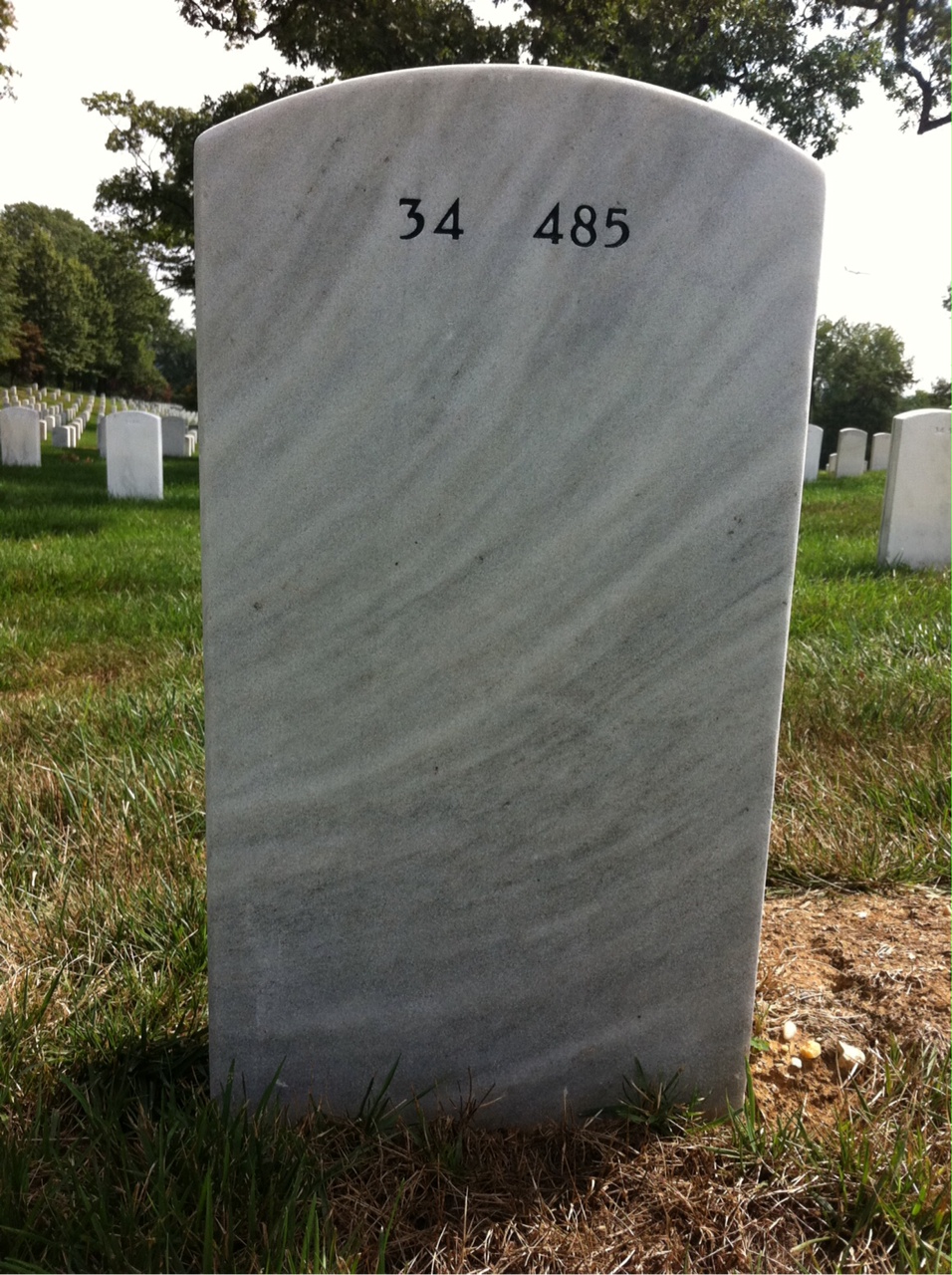 Back of headstone — Henry Spears