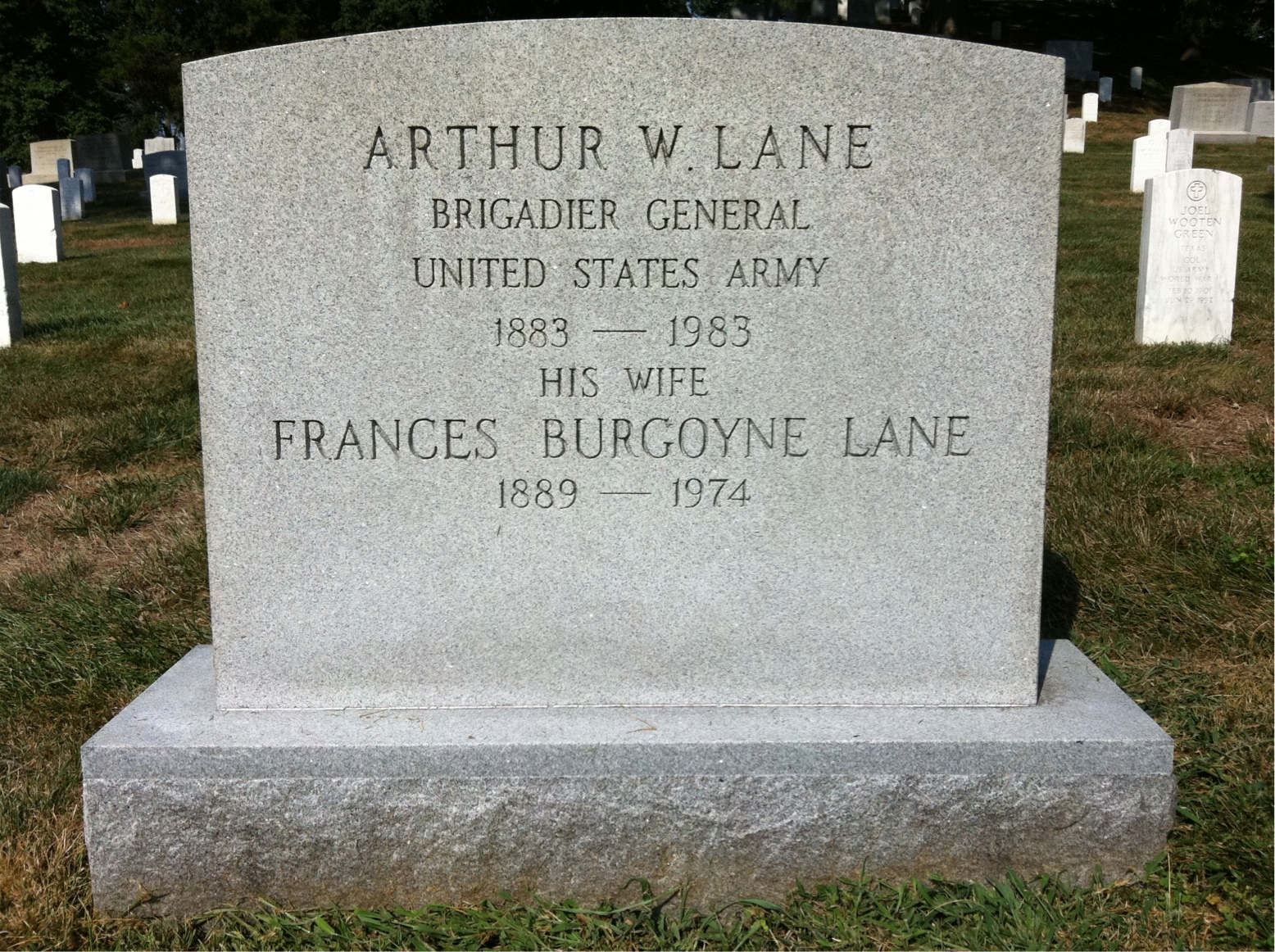 Arthur W Lane