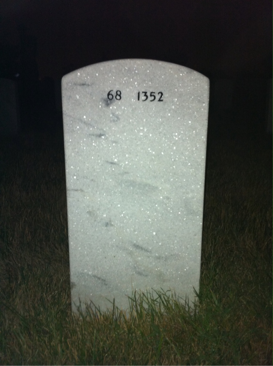 Back of headstone — Scott Smith