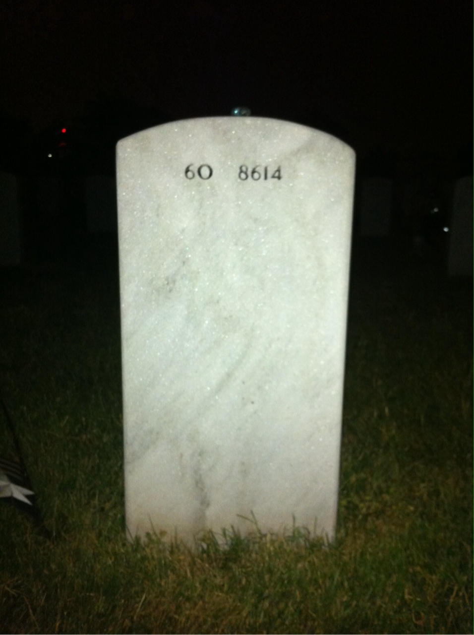 Back of headstone — Orlando Gonzalez