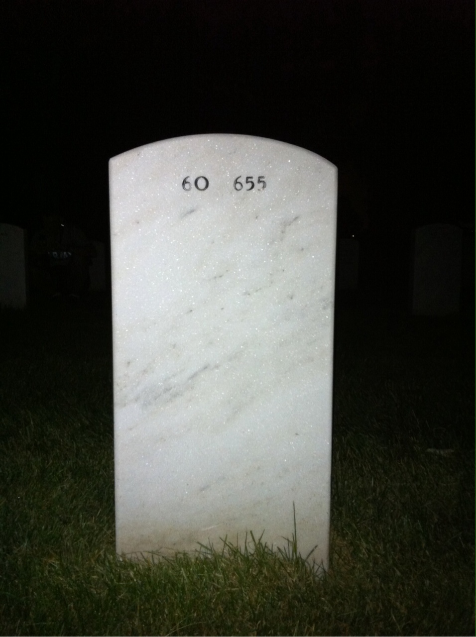 Back of headstone — James Lowry