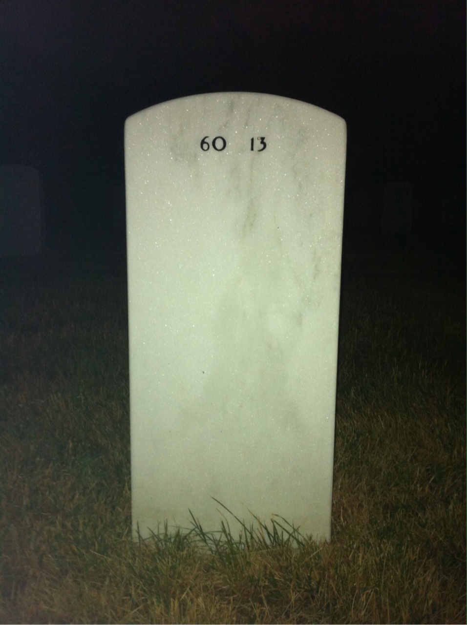 Back of headstone — Robert Gilbert