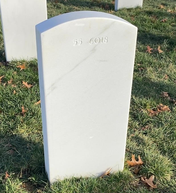 Back of headstone — Adam James Chitjian