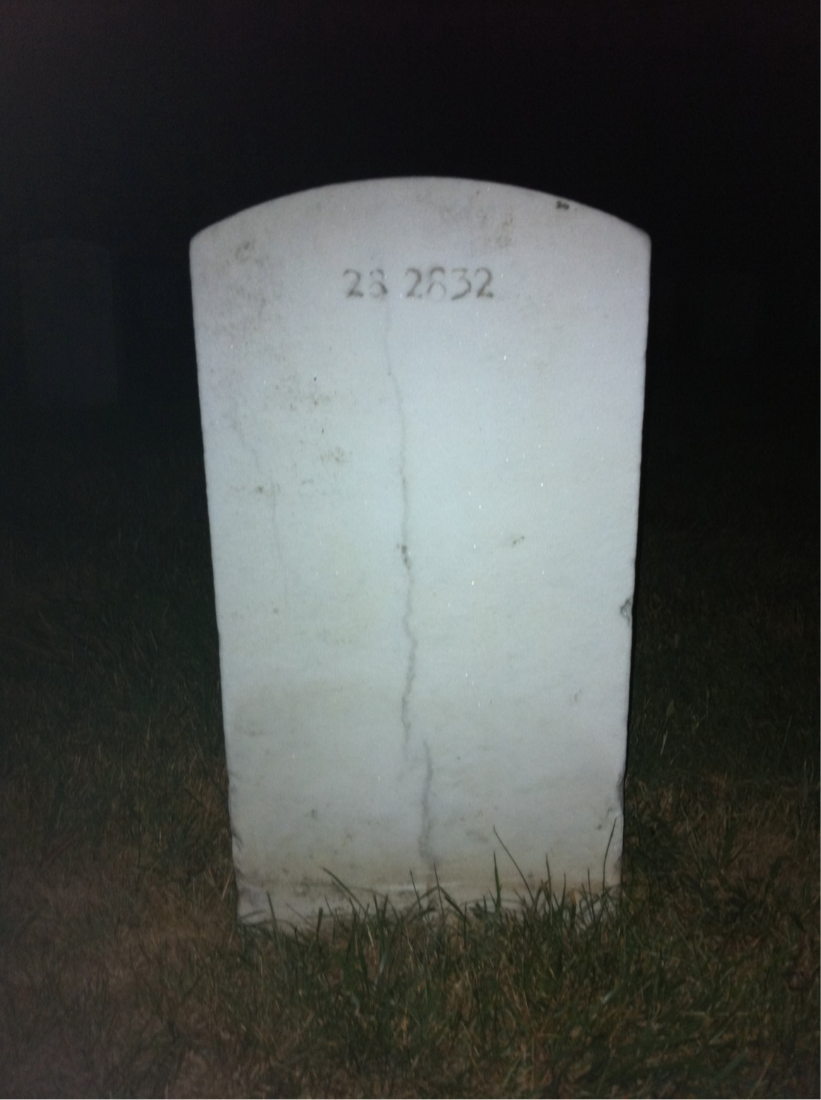 Back of headstone — Helen Morrison