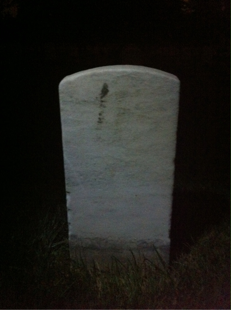 Back of headstone — John Morgan
