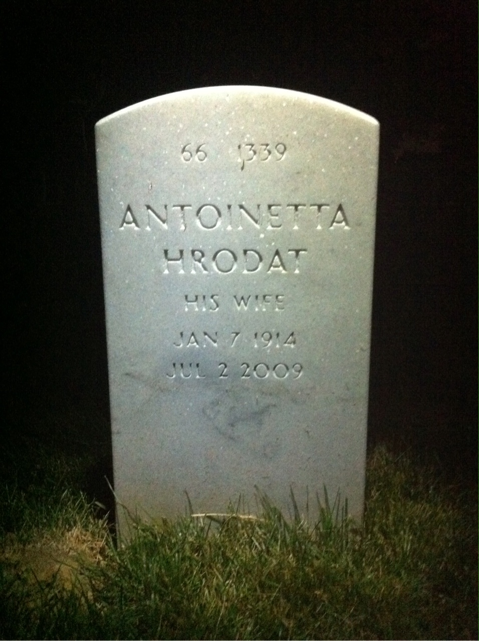 Back of headstone — Edward Desideri