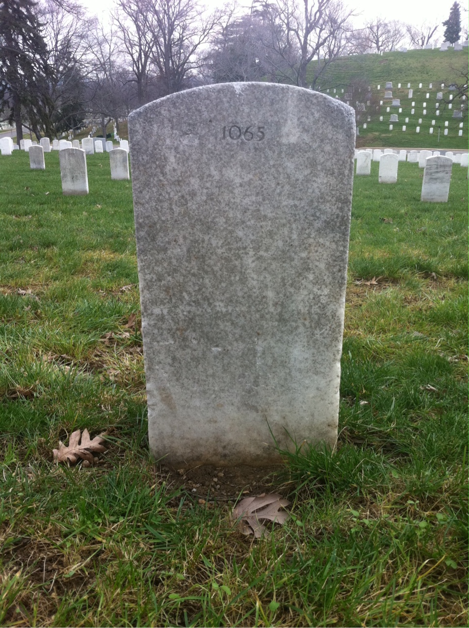Back of headstone — Joseph Cummings