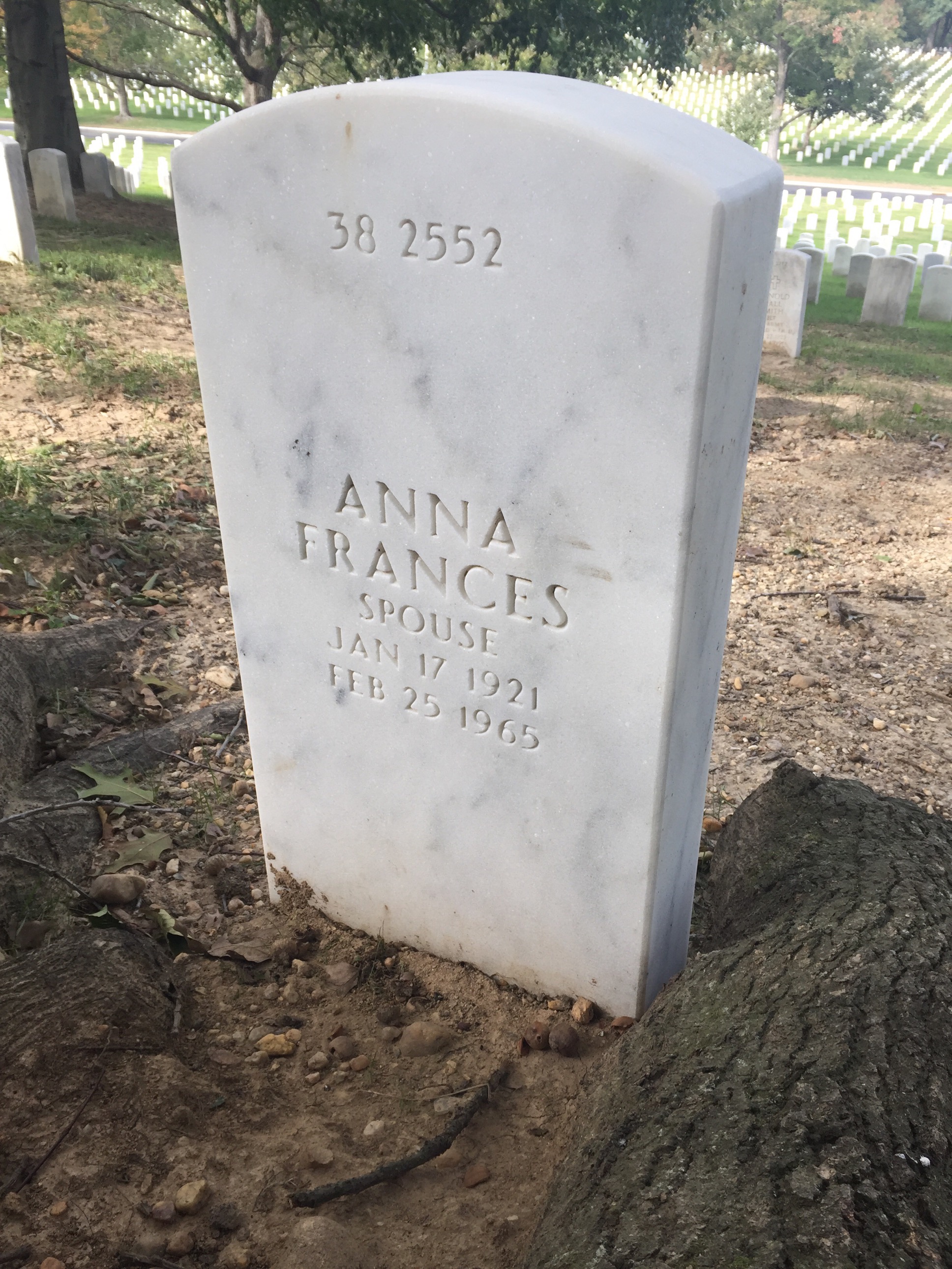 Back of headstone — Robert Miller
