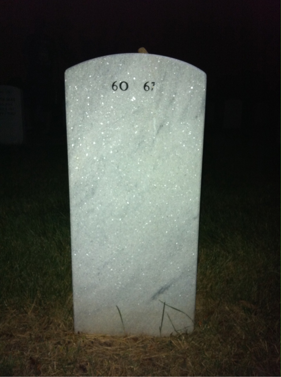 Back of headstone — Milton Katz