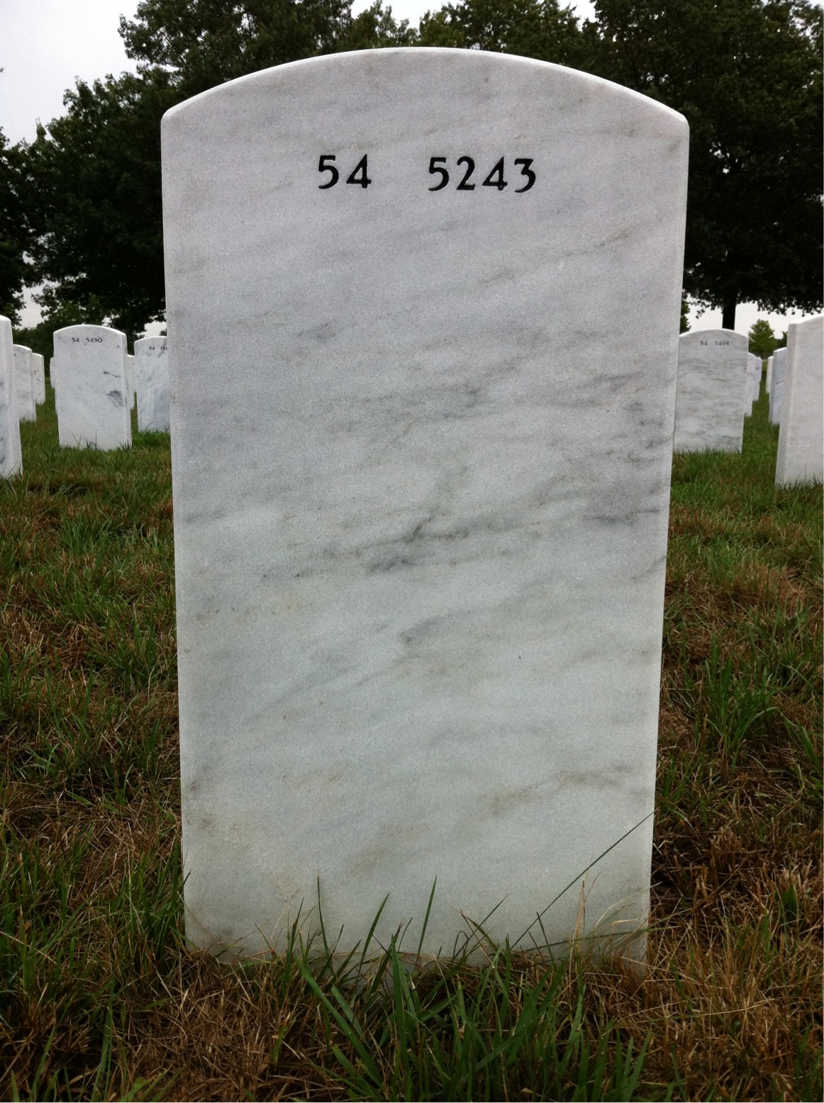 Back of headstone — Donald Edwards