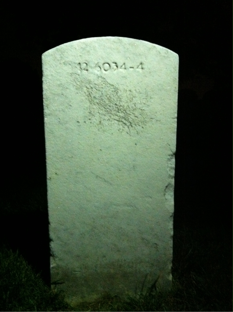 Back of headstone — George Assimopoulos