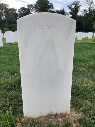 Back of headstone — Thomas Edward Smith