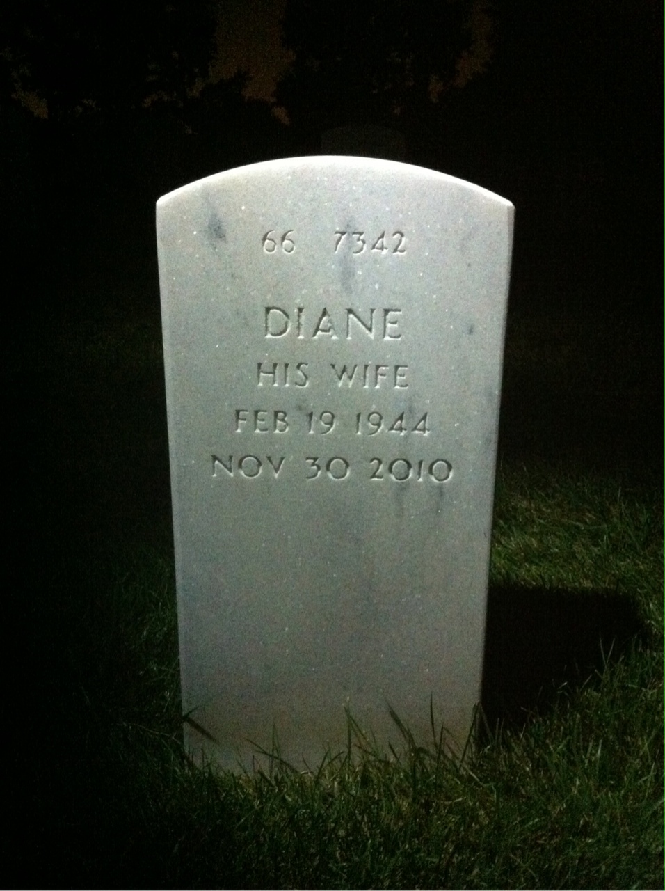 Back of headstone — Joseph Hayes