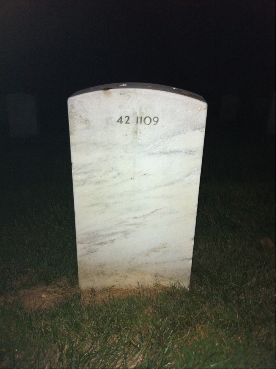 Back of headstone — Albert Mortfeld