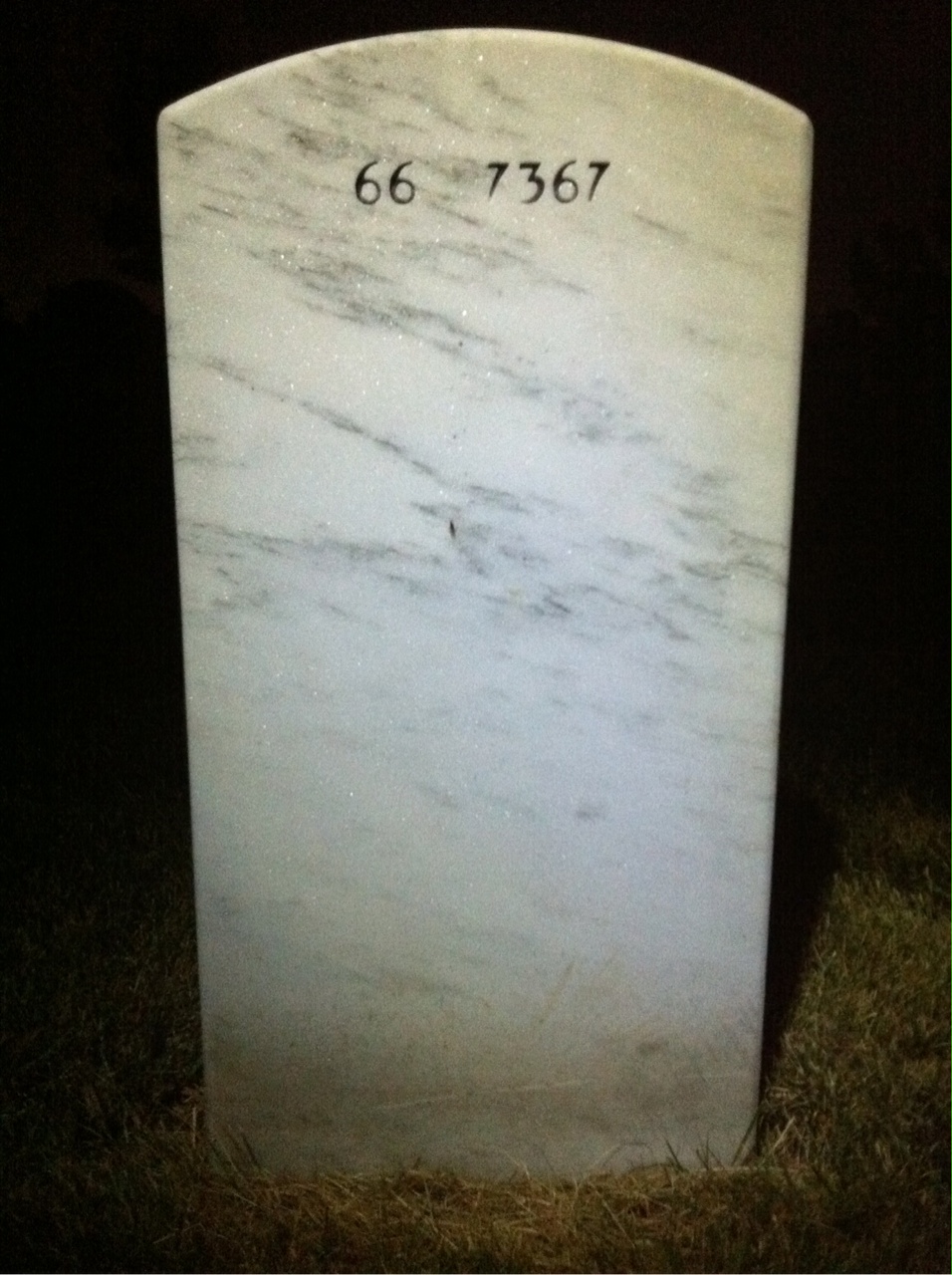 Back of headstone — Frank Risso