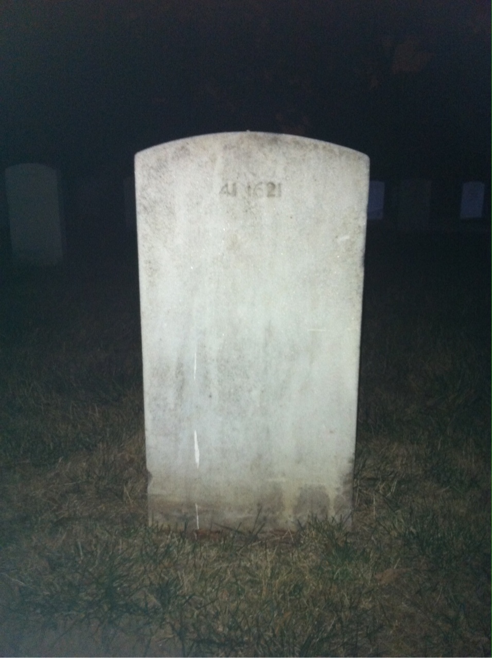 Back of headstone — William Yuckman