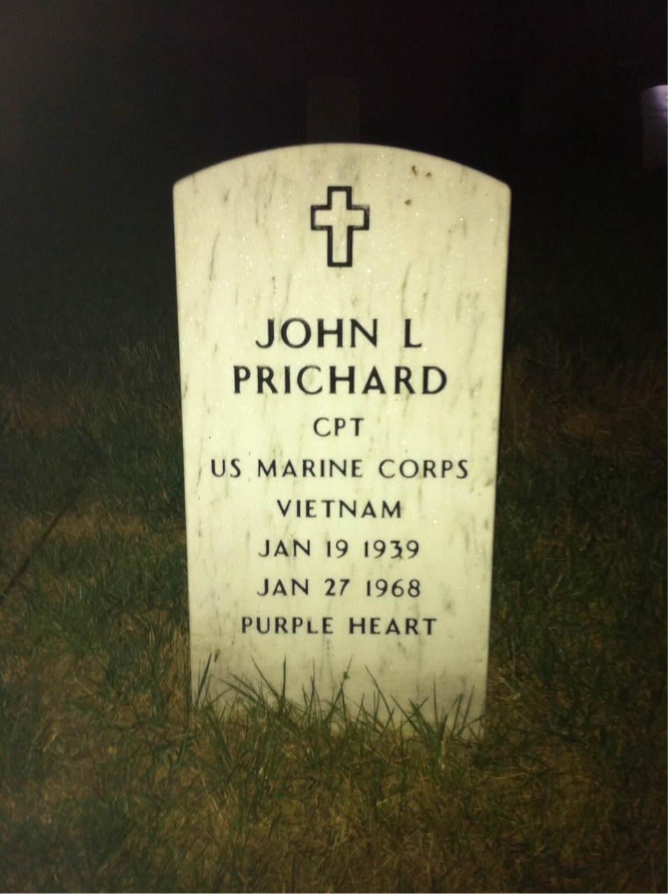 Headstone of John Lee Prichard