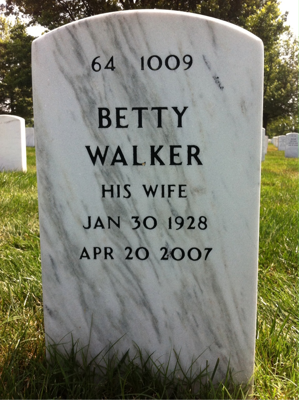 Back of headstone — Bryce Evertson
