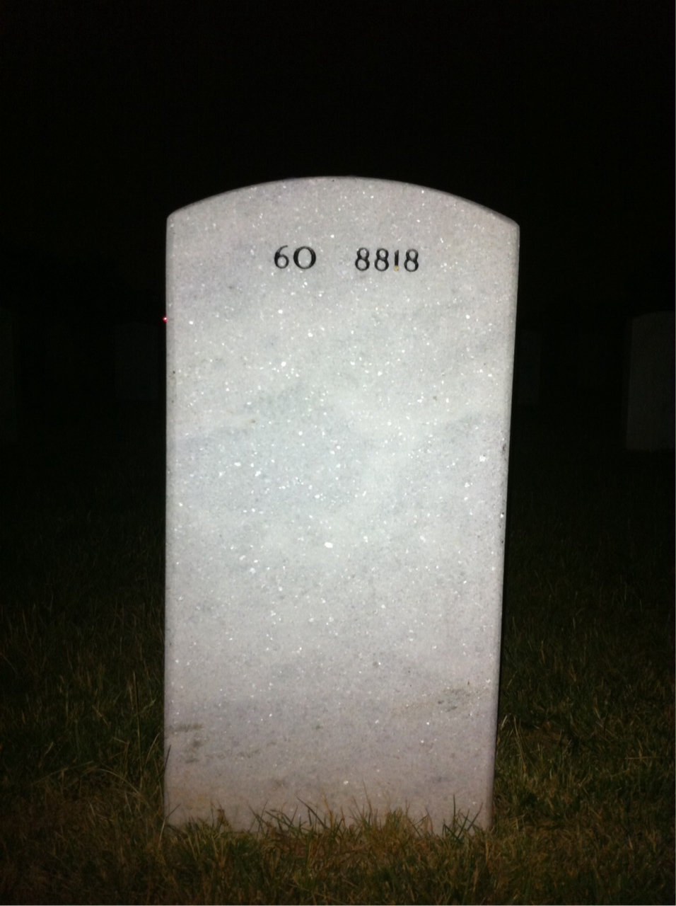 Back of headstone — Denis Mccarthy