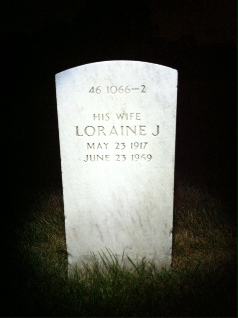 Back of headstone — Wilson Griesbeck