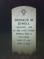 Donald Melvin Sewell